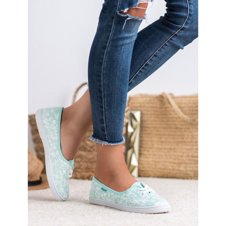 Sneakers con motivo VICES bianca verde 2
