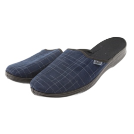 Scarpe da uomo Befado pu 089M409 nero blu navy 3