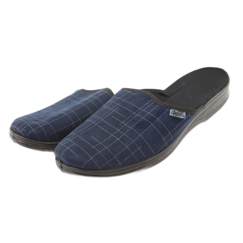 Scarpe da uomo Befado pu 089M409 nero blu navy 3