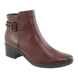 Stivali donna Caprice 25433 bordeaux rosso 1