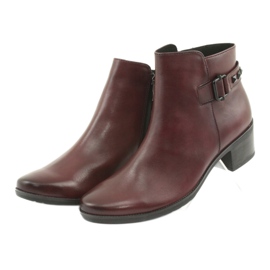 Stivali donna Caprice 25433 bordeaux rosso 3