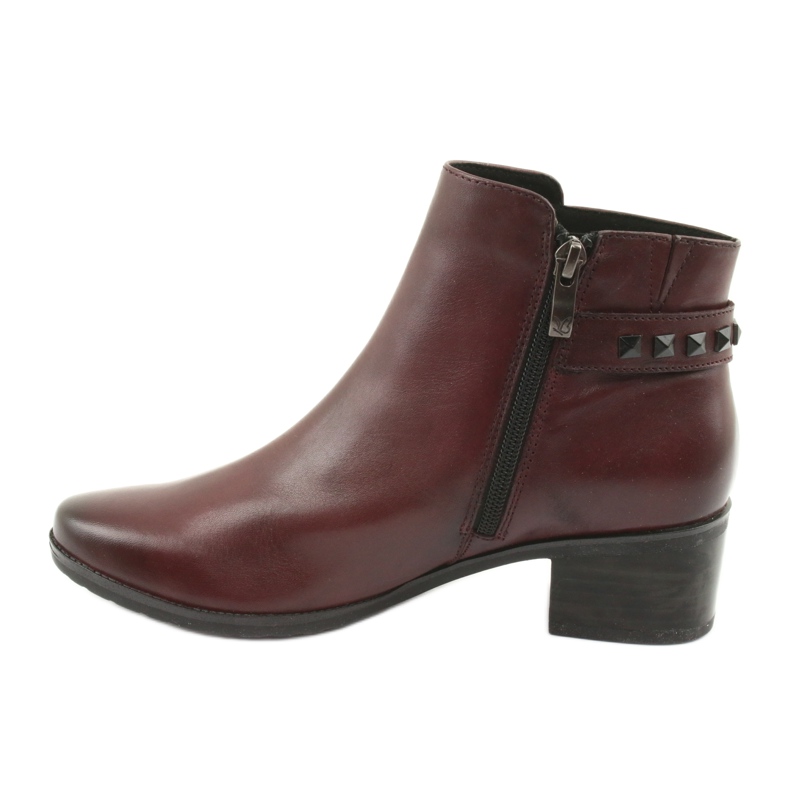 Stivali donna Caprice 25433 bordeaux rosso 2