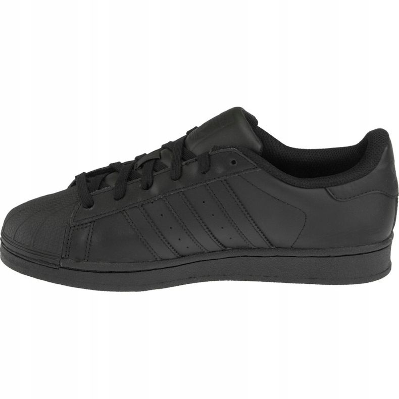 Adidas Superstar J Foundation Jr B25724 scarpe nero 1