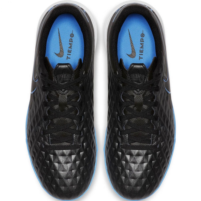 Nike Tiempo Legend 8 Academy Tf Jr AT5736 004 scarpe da calcio nere nero nero 1