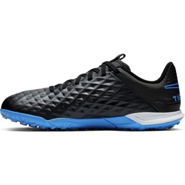 Nike Tiempo Legend 8 Academy Tf Jr AT5736 004 scarpe da calcio nere nero nero 2