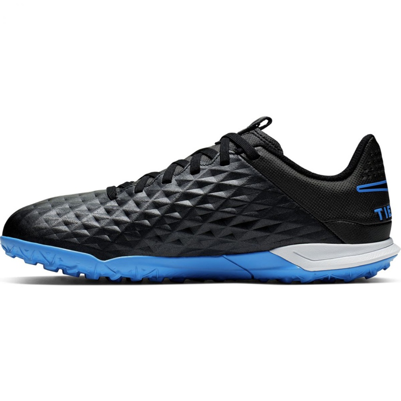 Nike Tiempo Legend 8 Academy Tf Jr AT5736 004 scarpe da calcio nere nero nero 2