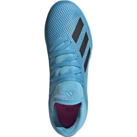 Scarpe da calcio adidas X 19.3 In Jr F35354 blu 2