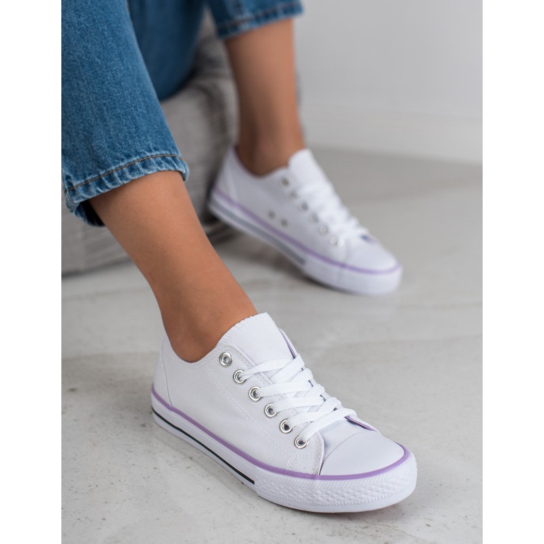 SHELOVET Sneakers bianche classiche bianca 1
