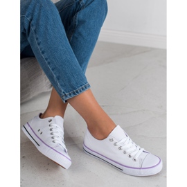 SHELOVET Sneakers bianche classiche bianco 2