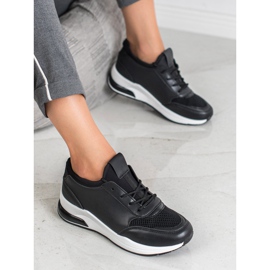 Ideal Shoes Scarpe sportive da donna nero 2