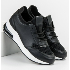 Ideal Shoes Scarpe sportive da donna nero 1