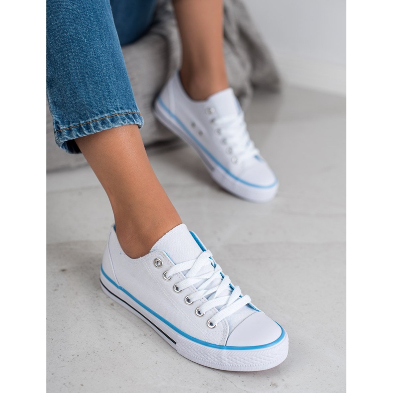 SHELOVET Sneakers bianche classiche bianca 1
