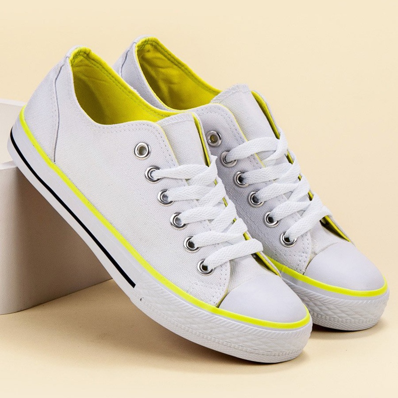 SHELOVET Sneakers bianche classiche bianca 1