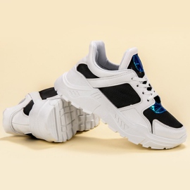 GUAPISSIMA Scarpe da ginnastica alla moda bianca multicolore 1