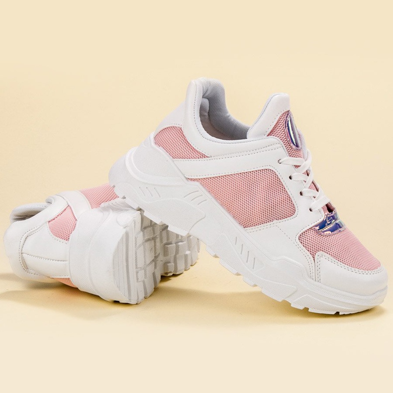 GUAPISSIMA Scarpe da ginnastica alla moda bianco 1