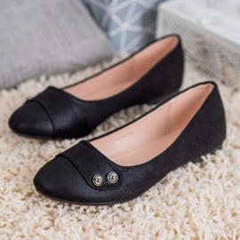 Small Swan Ballerine Con Glitter nero 2
