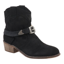 Stivali da cowboy neri BS-6821 nero 1