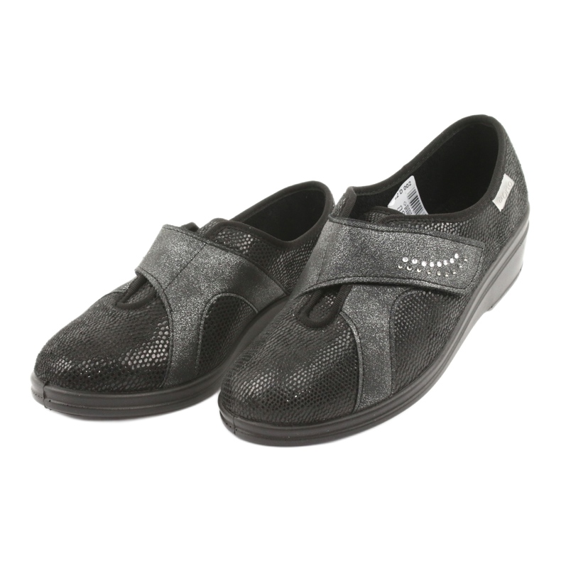 Scarpe da donna Befado pu 032D002 nero grigio 3