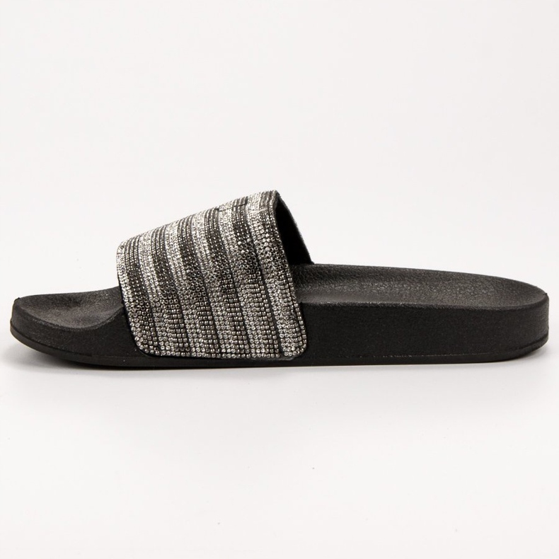 SHELOVET Pantofole di gomma nero grigio 1