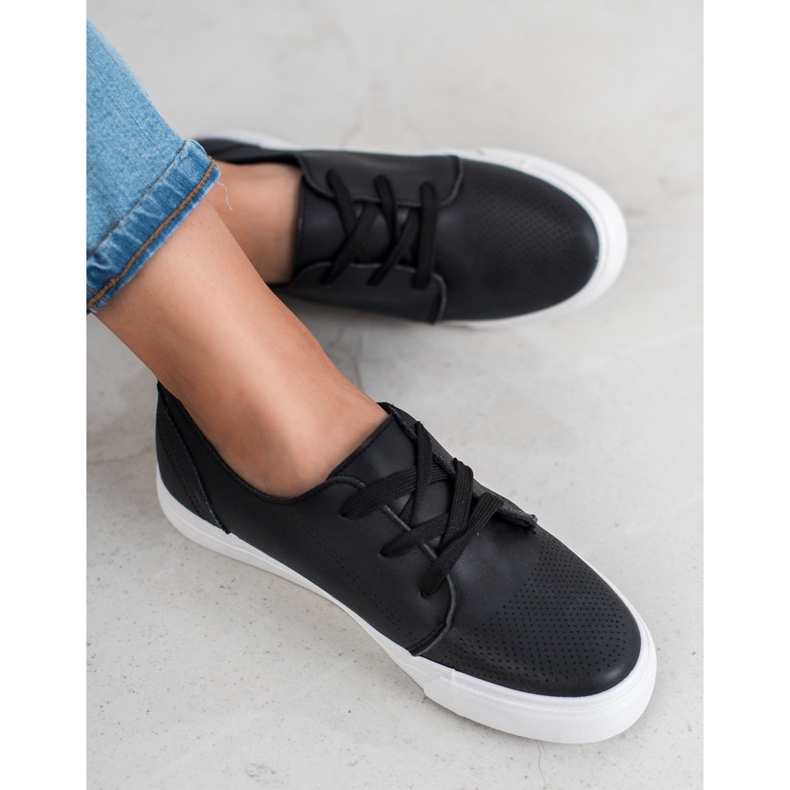 SHELOVET Scarpe brogue nere nero 1
