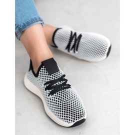 SHELOVET Scarpe slip-on alla moda bianco nero 2