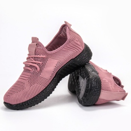 SHELOVET Scarpe sportive traforate rosa 1