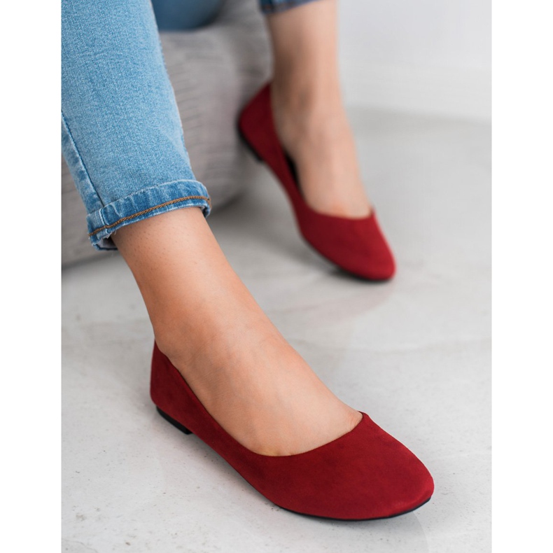 VINCEZA ballerine rosse rosso 1