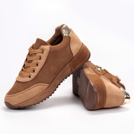SHELOVET Scarpe sportive cammello marrone 1