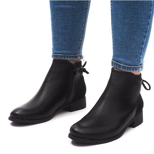 Stivali Chelsea caldi solidi J606 neri nero 2