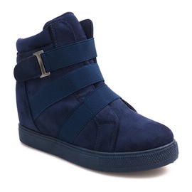 Sneakers Con Elastici XY-297 Blu Navy 1