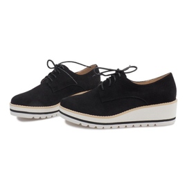 Scarpe Jazz su una zeppa LM-029 Nero 1