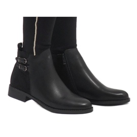 Ideal Shoes Stivali neri eleganti C-7200 nero 2