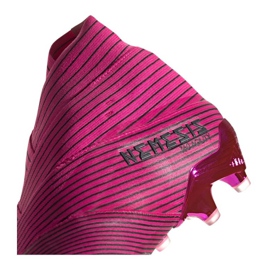 Scarpe da calcio Adidas Nemeziz 19+ Fg M F34403 rosa rosa 1