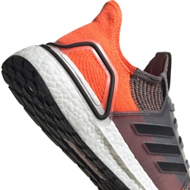 Scarpe da corsa adidas UltraBoost 19 m M G27517 arancia grigio 1