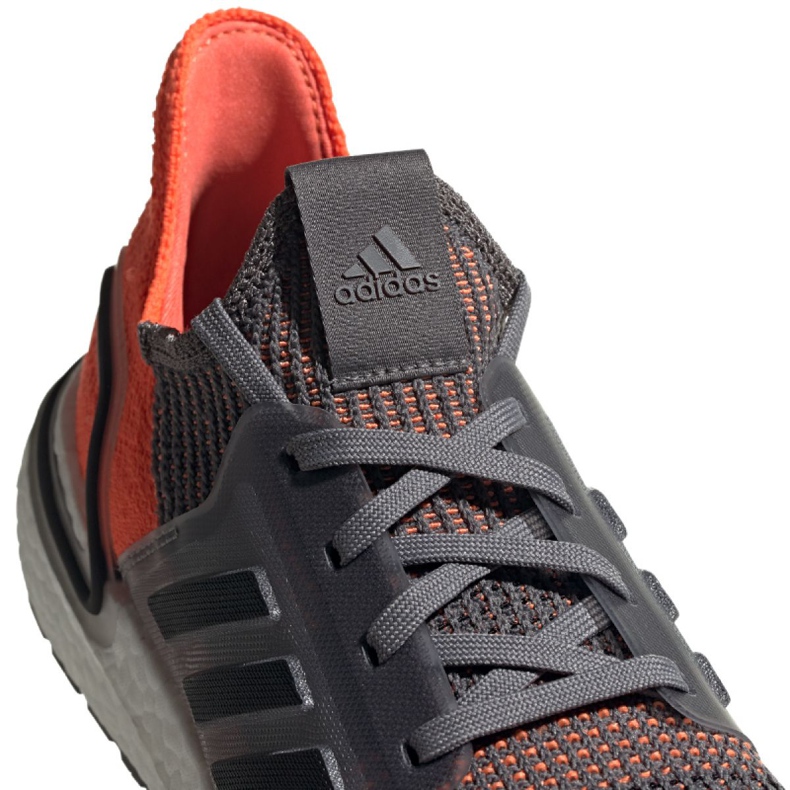 Scarpe da corsa adidas UltraBoost 19 m M G27517 arancia grigio 2