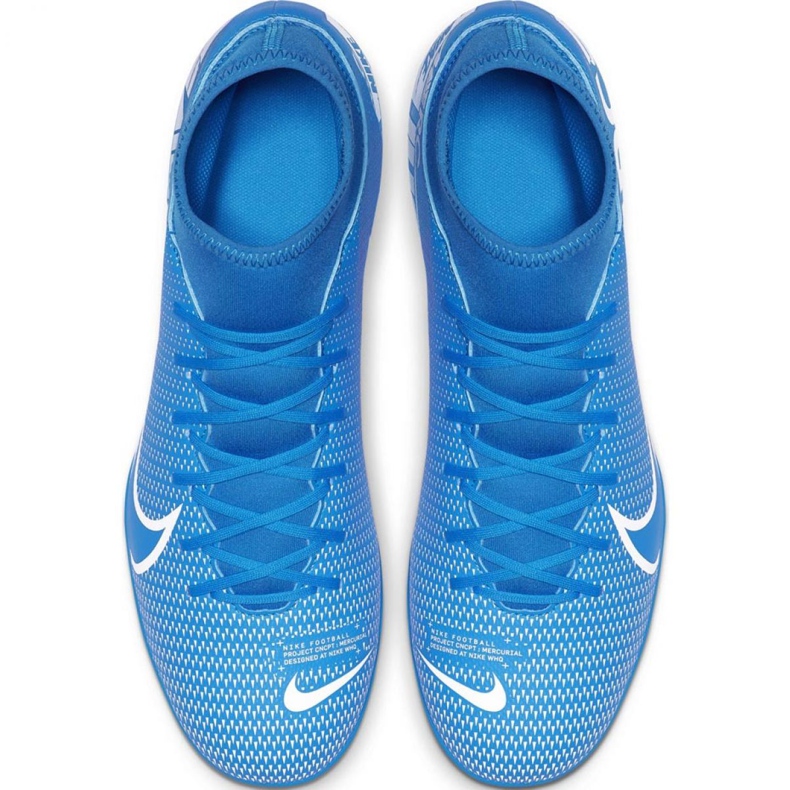 Nike Mercurial Superfly 7 Club FG / MG M AT7949-414 scarpe da calcio blu blu 1