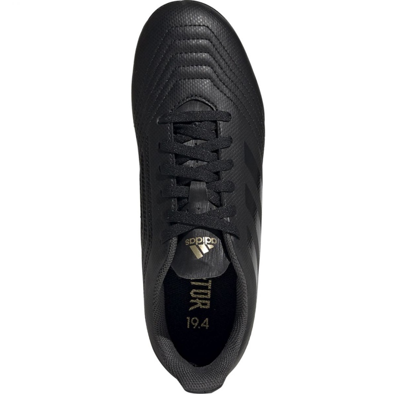Adidas Predator 19.4 FxG Jr EF8989 scarpe da calcio nere nero nero 2