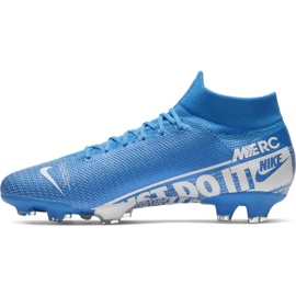 Nike Mercurial Superfly 7 Pro Fg M AT5382 414 scarpe da calcio blu 2
