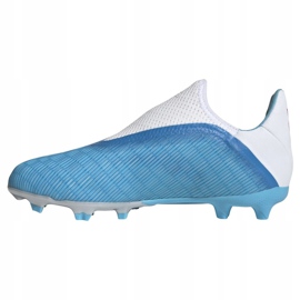 Scarpe da calcio Adidas X 19.3 Ll Fg Jr EF9114 blu blu 1