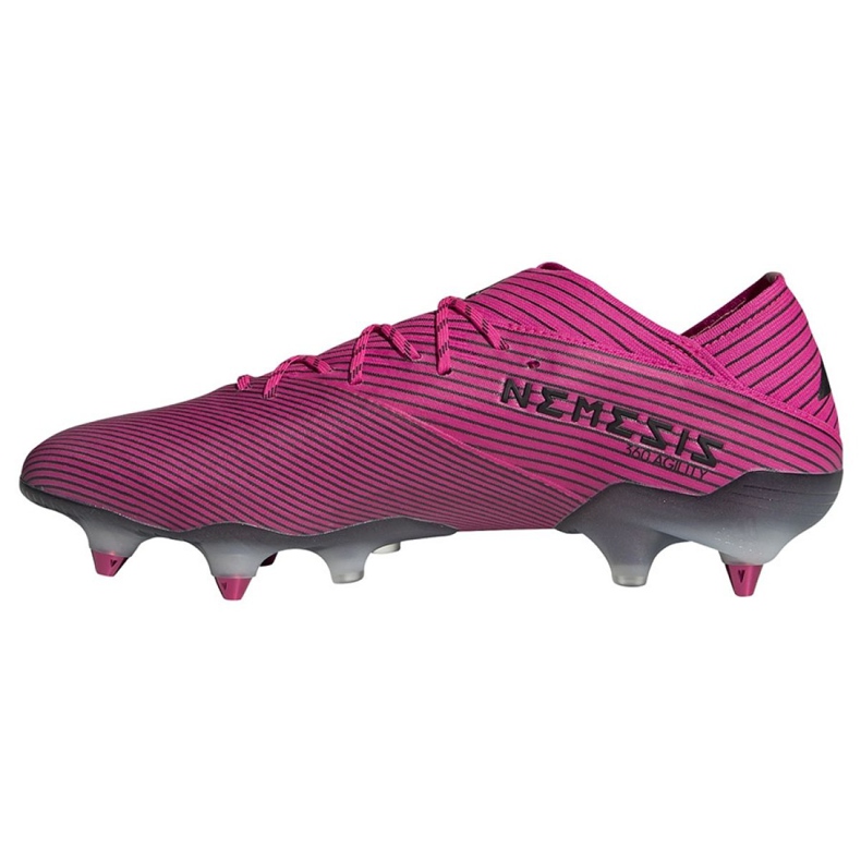Scarpe da calcio Adidas Nemeziz 19.1 Sg M F99838 rosa rosa 1