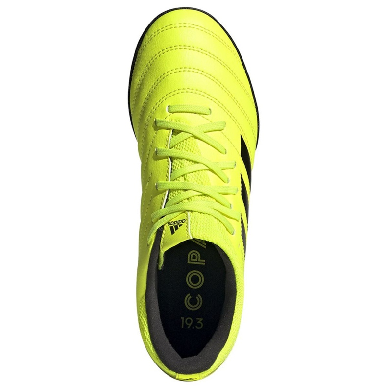 Scarpe da calcio Adidas Copa 19.3 Tf Jr F35463 giallo giallo 2