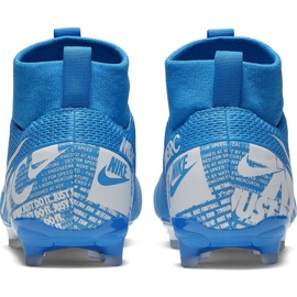 Nike Mercurial Superfly 7 Academy FG / MG Jr AT8120 414 scarpe da calcio blu 2