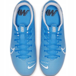 Nike Mercurial Vapor 13 Academy FG / MG Jr AT8123 414 scarpe da calcio blu 1