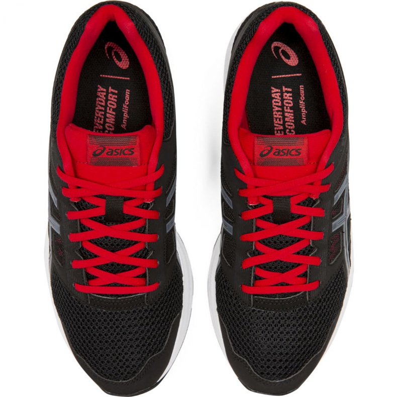 Asics Gel Contend 5 M 1011A256 005 nero rosso scarpe 1