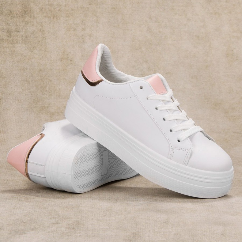 SHELOVET Scarpe sportive alla moda bianca 1
