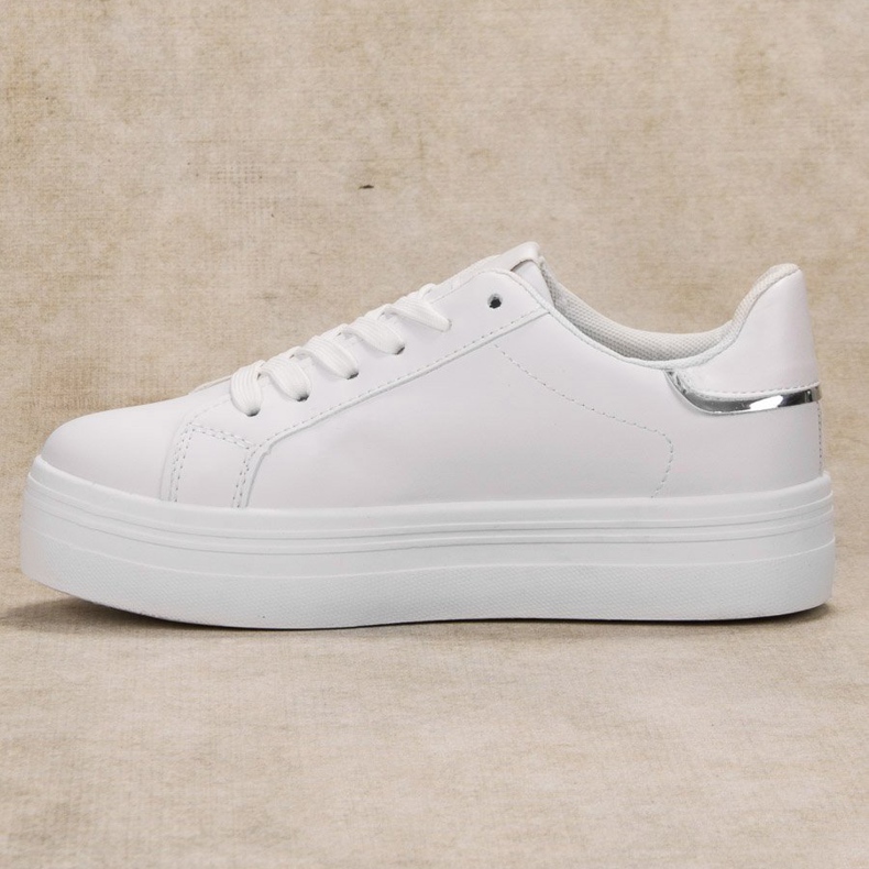 SHELOVET Scarpe sportive alla moda bianca 1