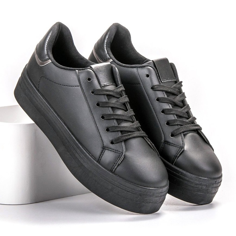 SHELOVET Scarpe sportive alla moda nero 2