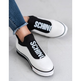 SHELOVET Scarpe da donna alla moda bianco nero 1