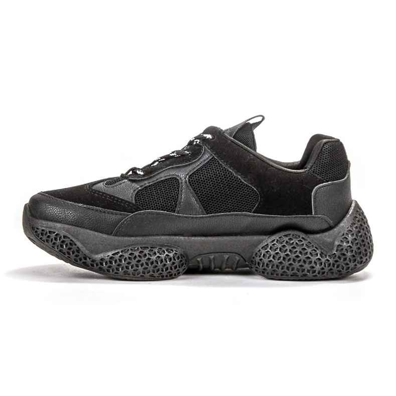 SHELOVET Scarpe da ginnastica nere alla moda nero 2