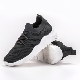 SHELOVET Scarpe sportive slip-on nero 2